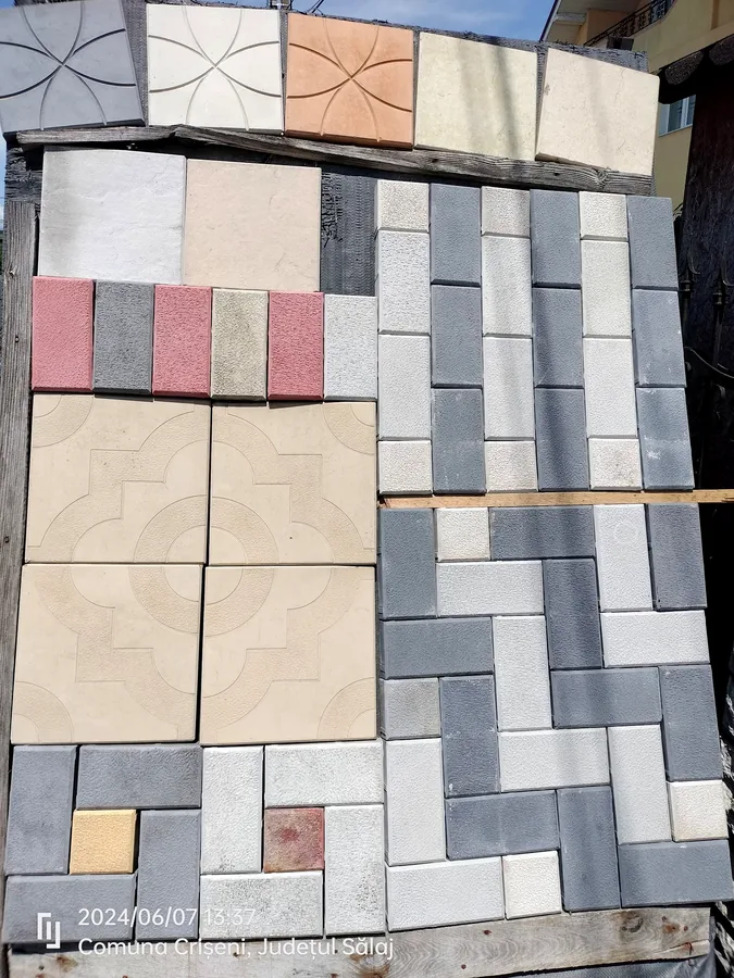 Modele de pavaje produse de Davius în Sălaj